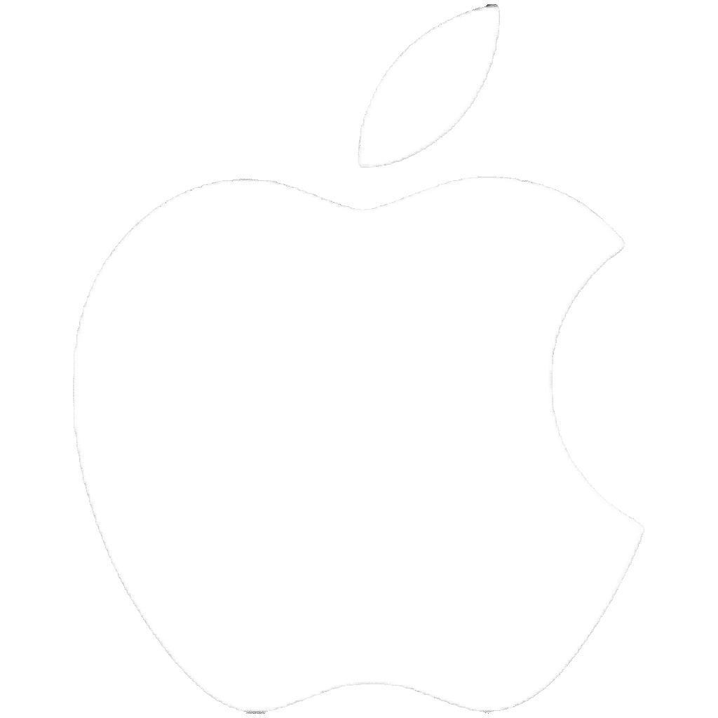 Apple logo representing the macOS build of IBO Player